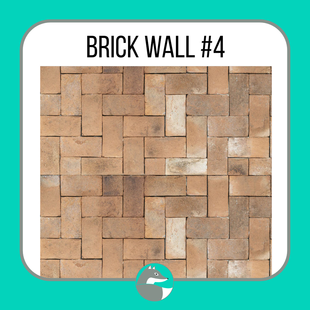 Brick Wall Collection (not seamless) - Silver Fox Vinyl