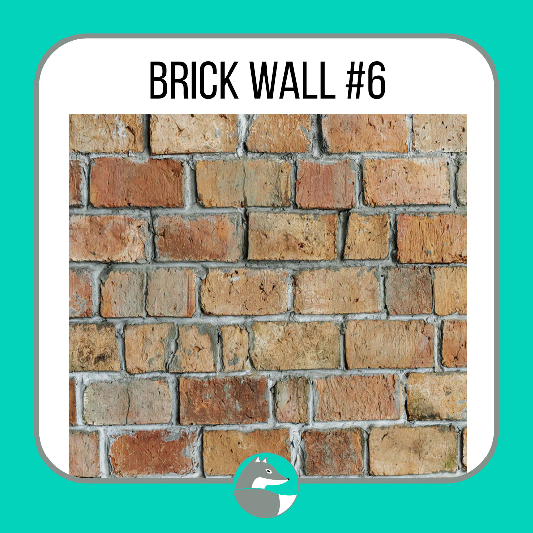 Brick Wall Collection (not seamless) - Silver Fox Vinyl