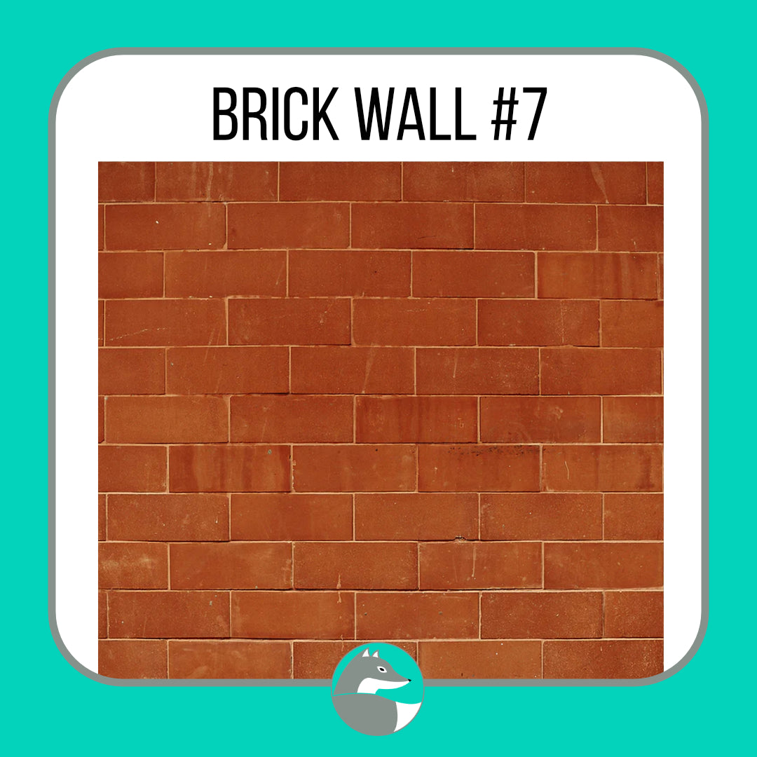 Brick Wall Collection (not seamless) - Silver Fox Vinyl