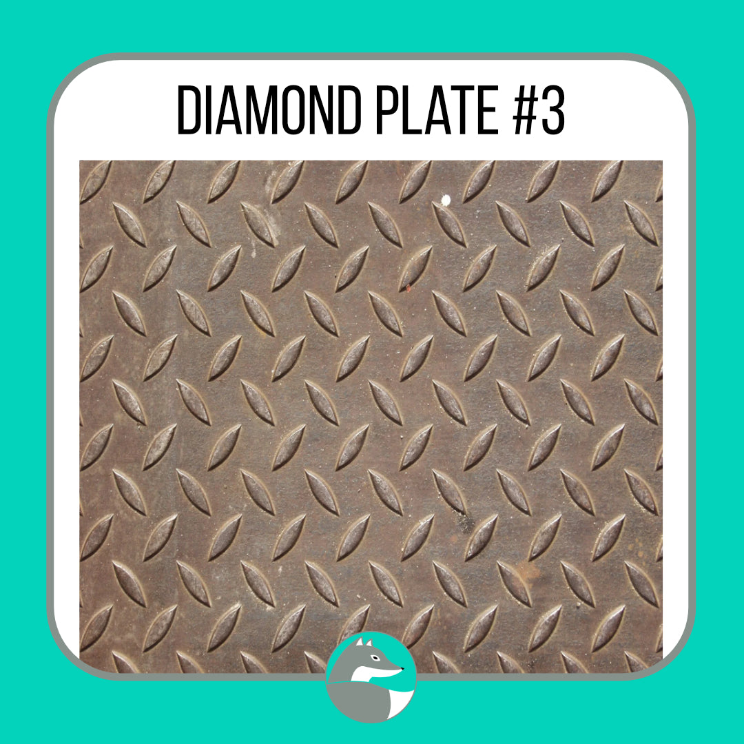 Diamond Plate Collection (not seamless) - Silver Fox Vinyl