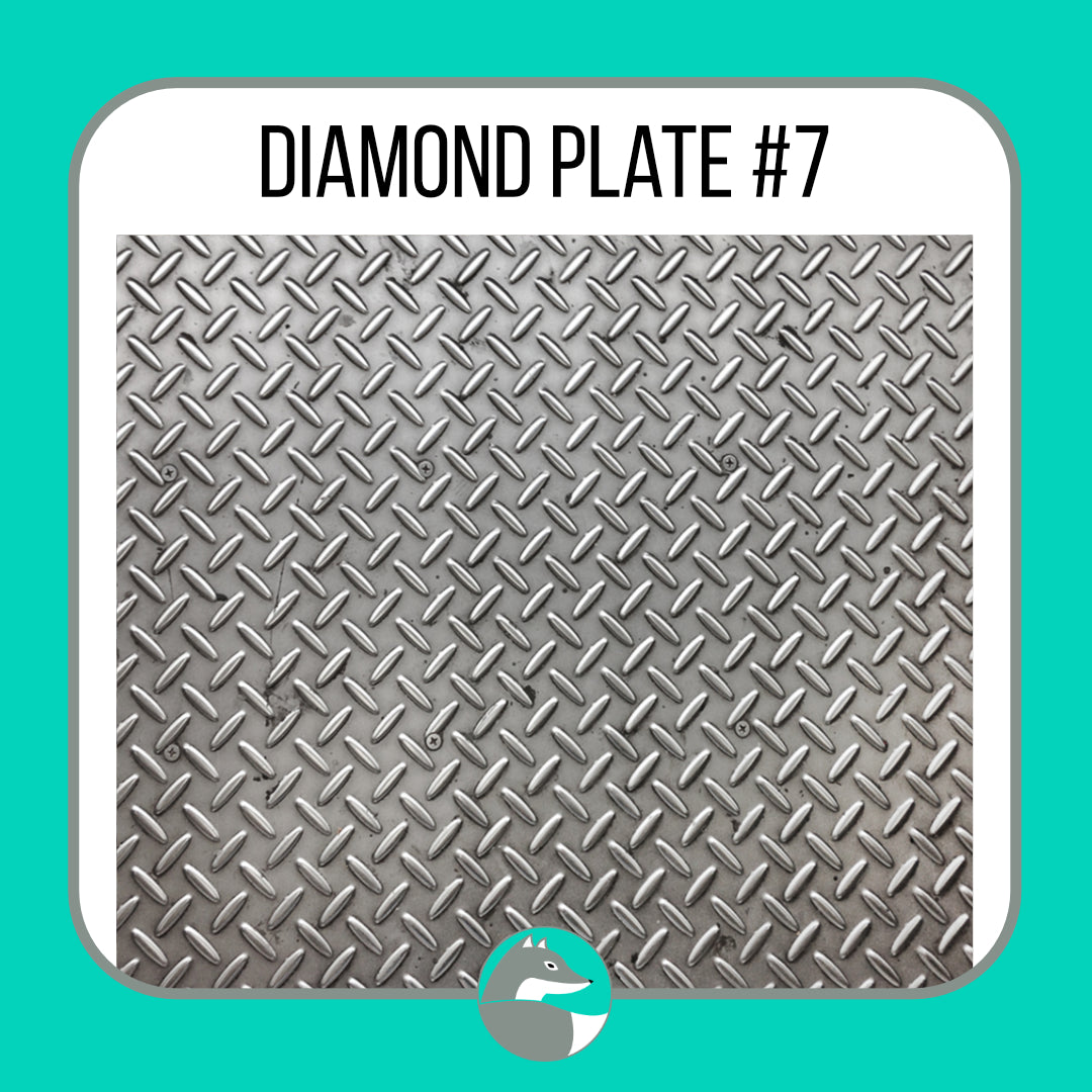 Diamond Plate Collection (not seamless) - Silver Fox Vinyl