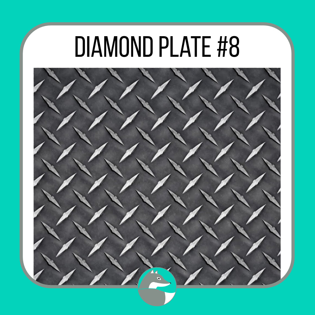 Diamond Plate Collection (not seamless) - Silver Fox Vinyl