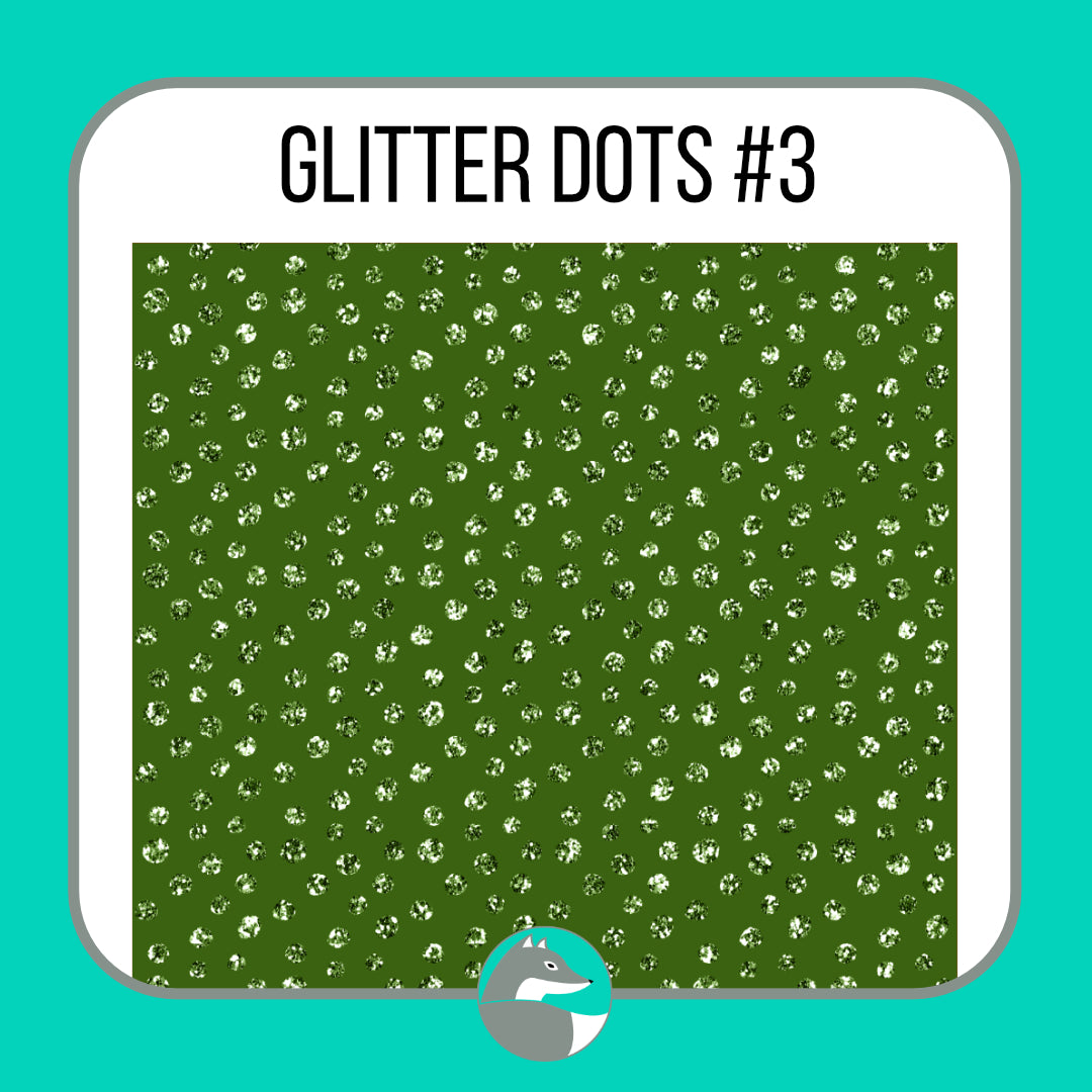 Glitter Dots Collection - Silver Fox Vinyl