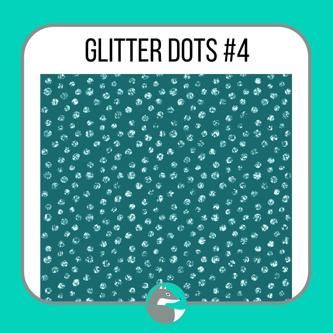 Glitter Dots Collection - Silver Fox Vinyl