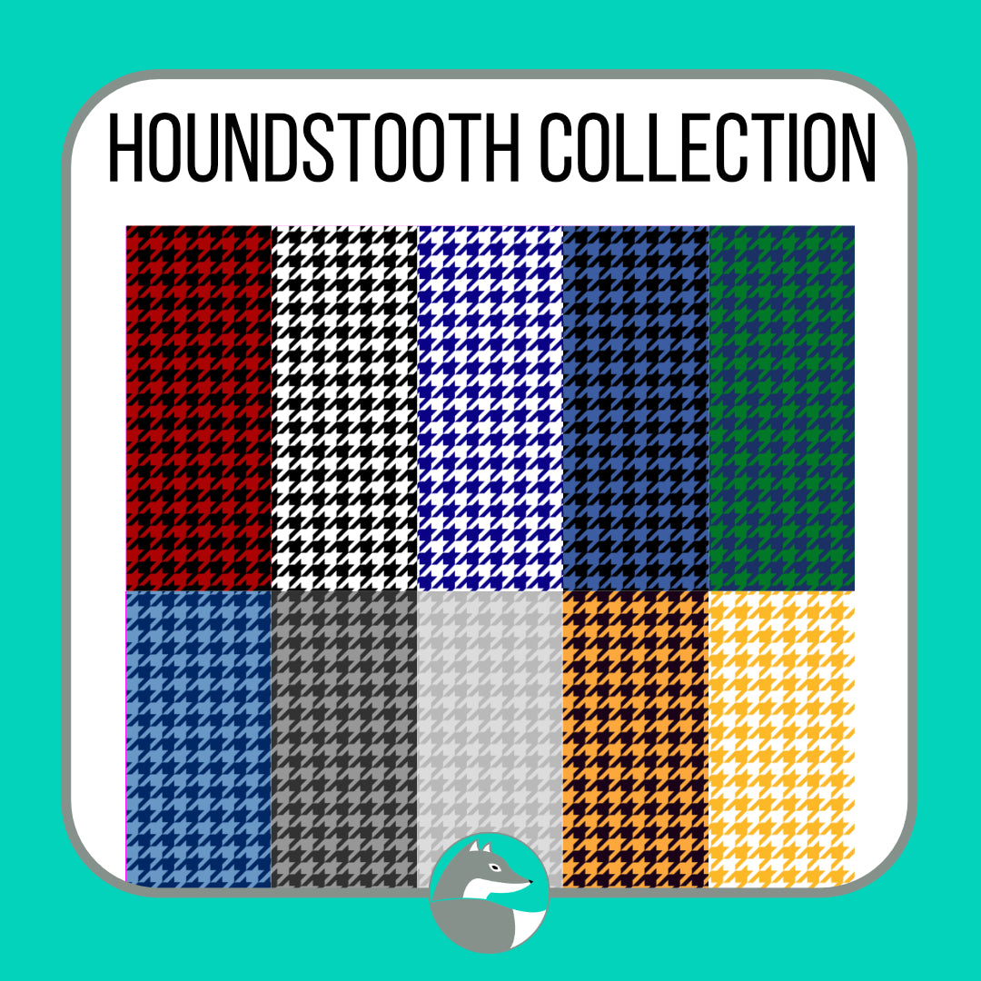 Houndstooth Collection - Silver Fox Vinyl