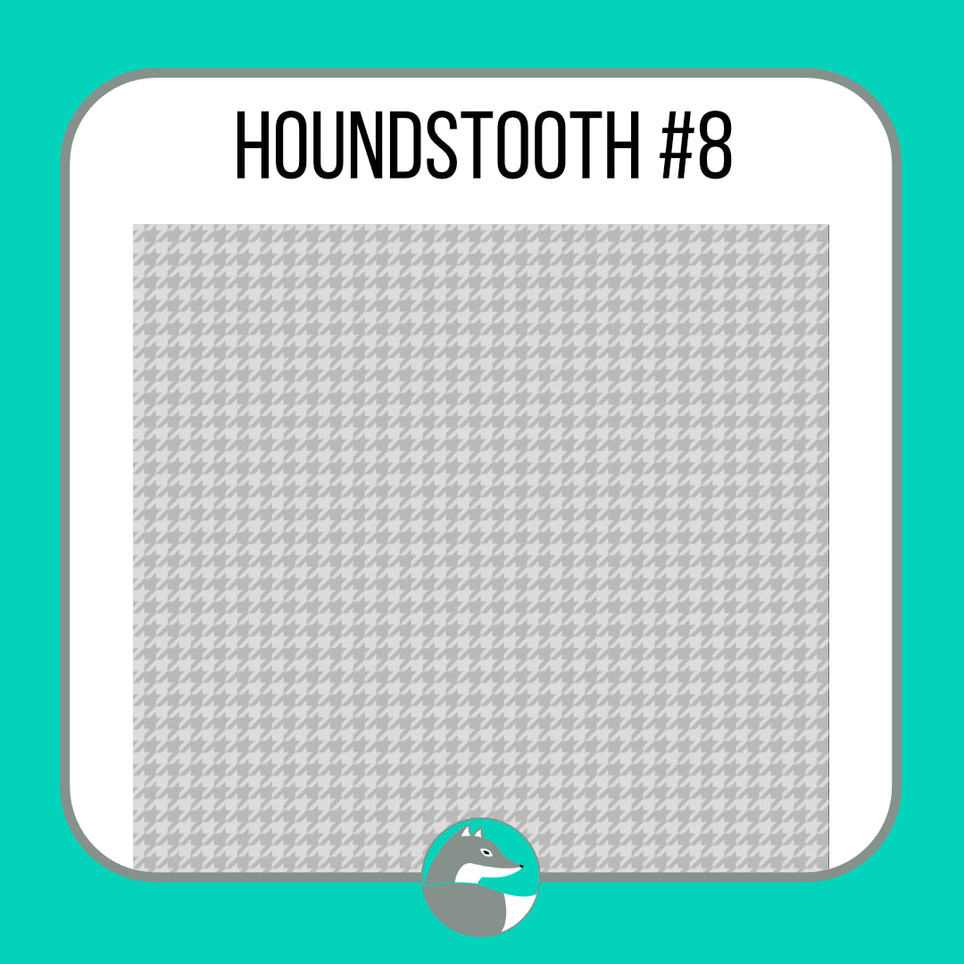 Houndstooth Collection - Silver Fox Vinyl