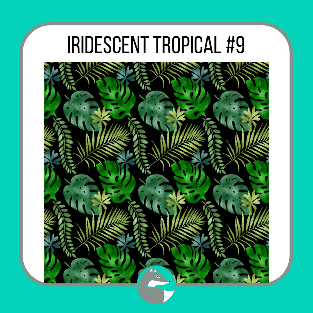 Iridescent Tropical Collection - Silver Fox Vinyl