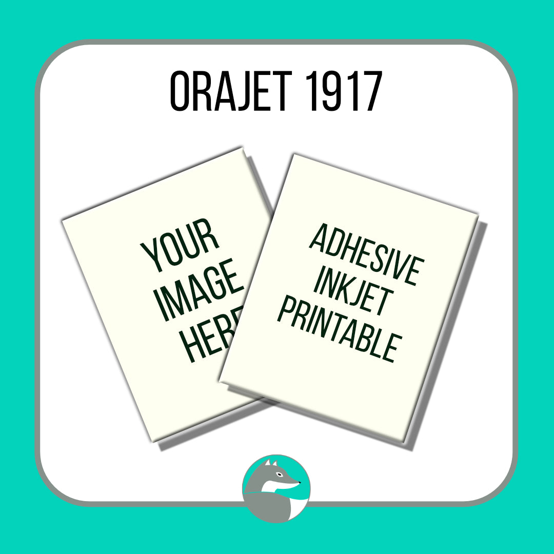 Orajet 1917 - Inkjet Printable - Silver Fox Vinyl