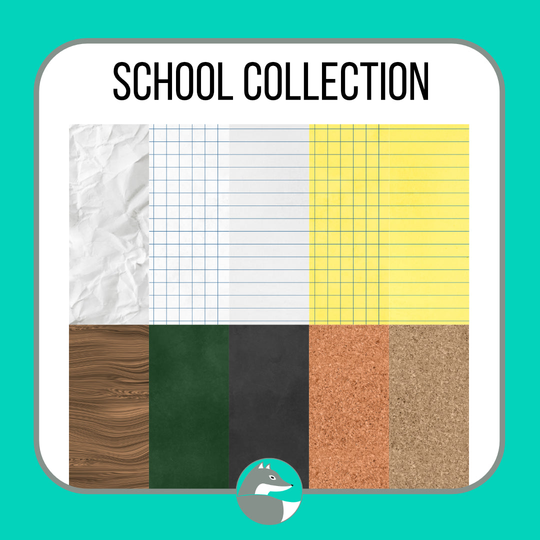 School Collection - Silver Fox Vinyl