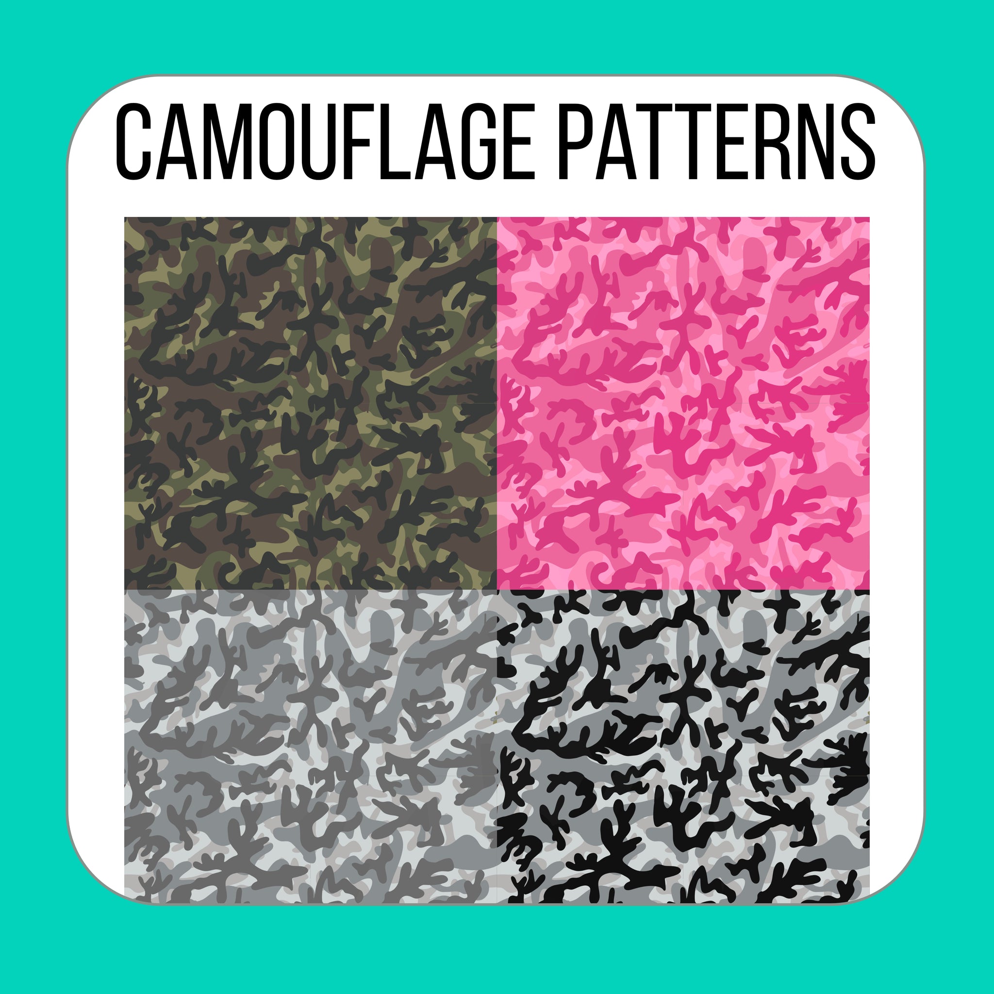 Camo Collection - Silver Fox Vinyl