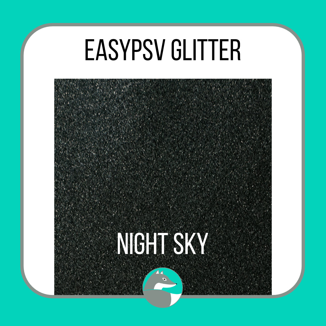 Siser EasyPSV® Glitter Vinyl  - Adhesive - Silver Fox Vinyl