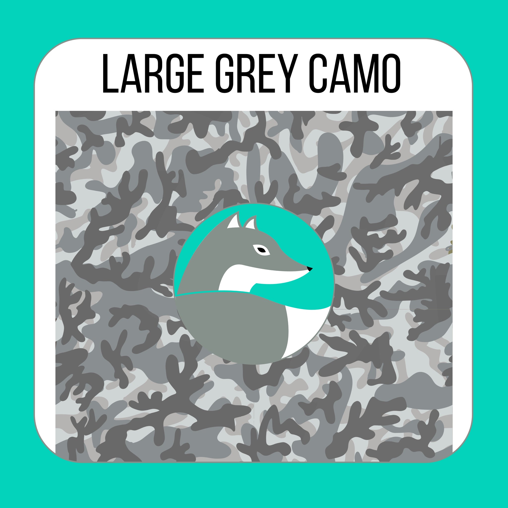 Camo Collection - Silver Fox Vinyl