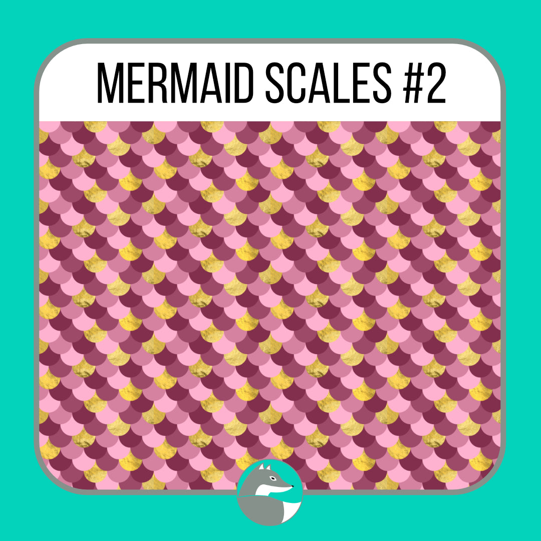 Mermaid Scales Collection - Silver Fox Vinyl