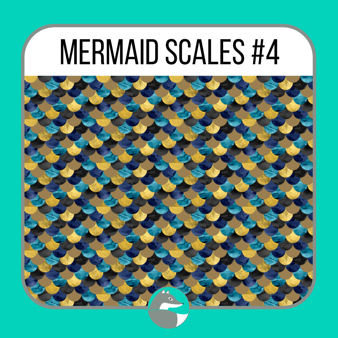 Mermaid Scales Collection - Silver Fox Vinyl