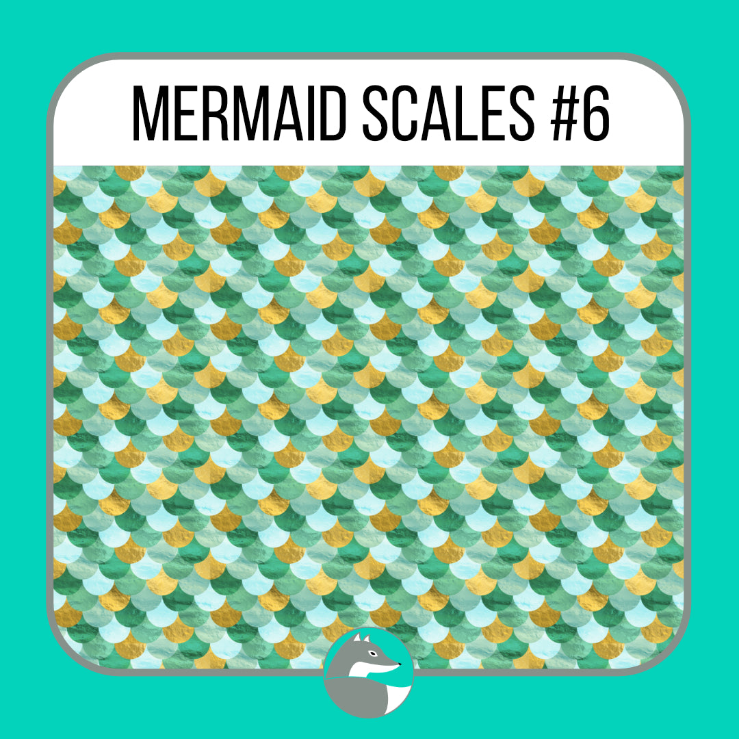 Mermaid Scales Collection - Silver Fox Vinyl