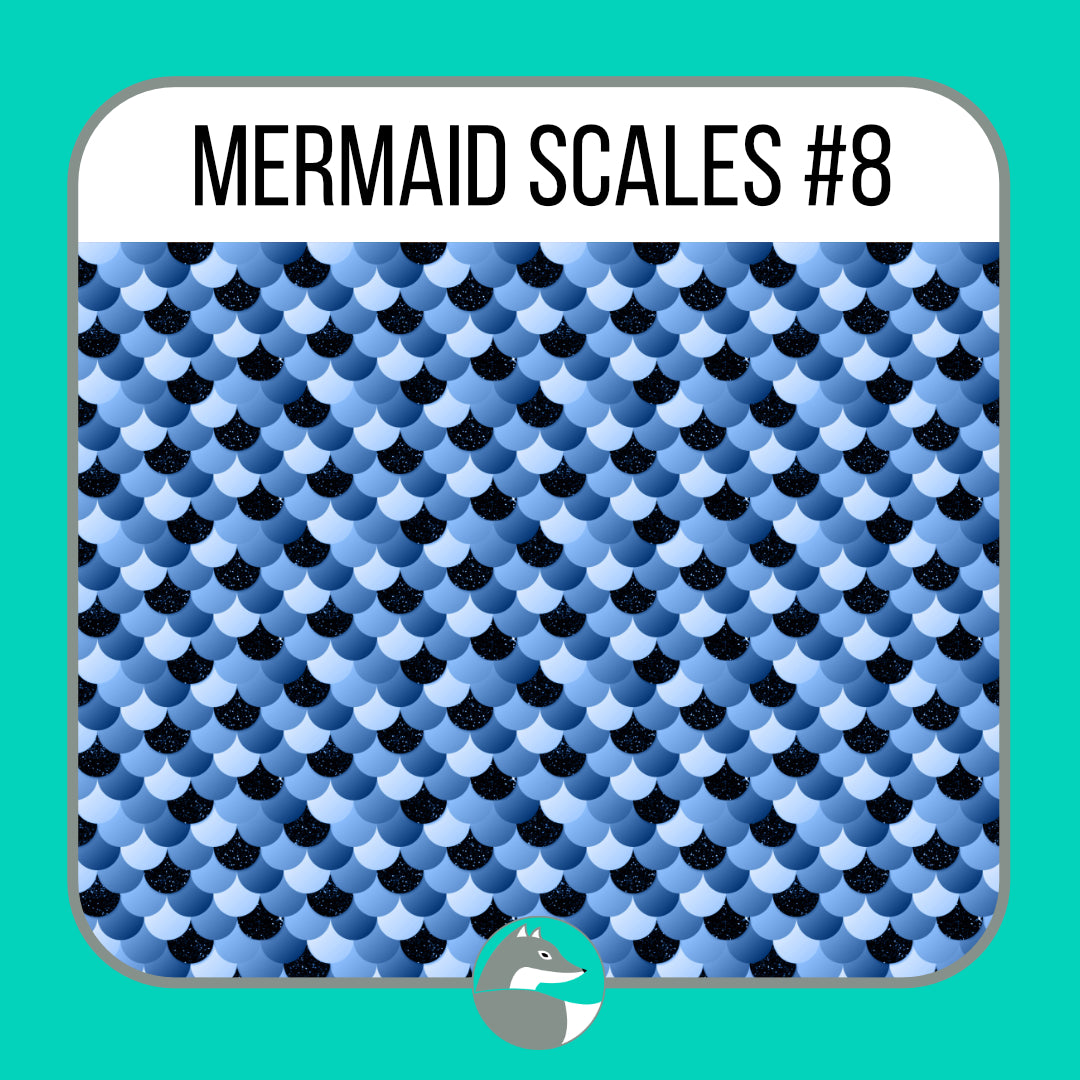 Mermaid Scales Collection - Silver Fox Vinyl