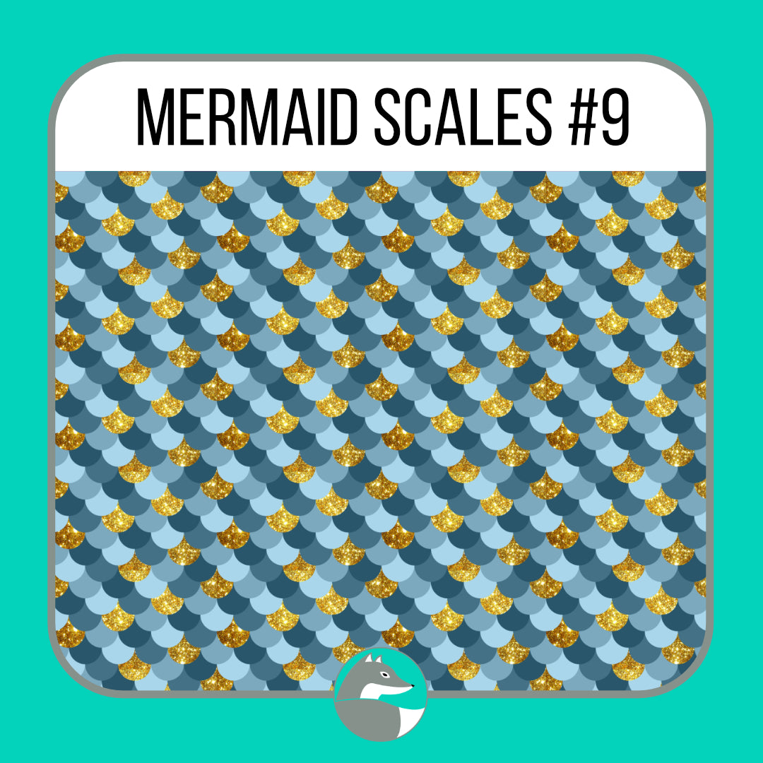 Mermaid Scales Collection - Silver Fox Vinyl