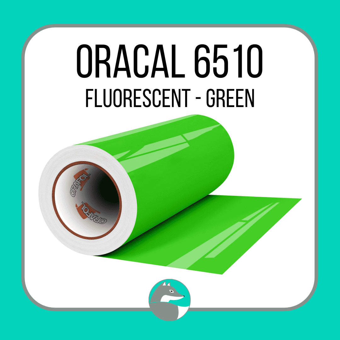 Oracal 6510® Fluorescent - Adhesive - Silver Fox Vinyl