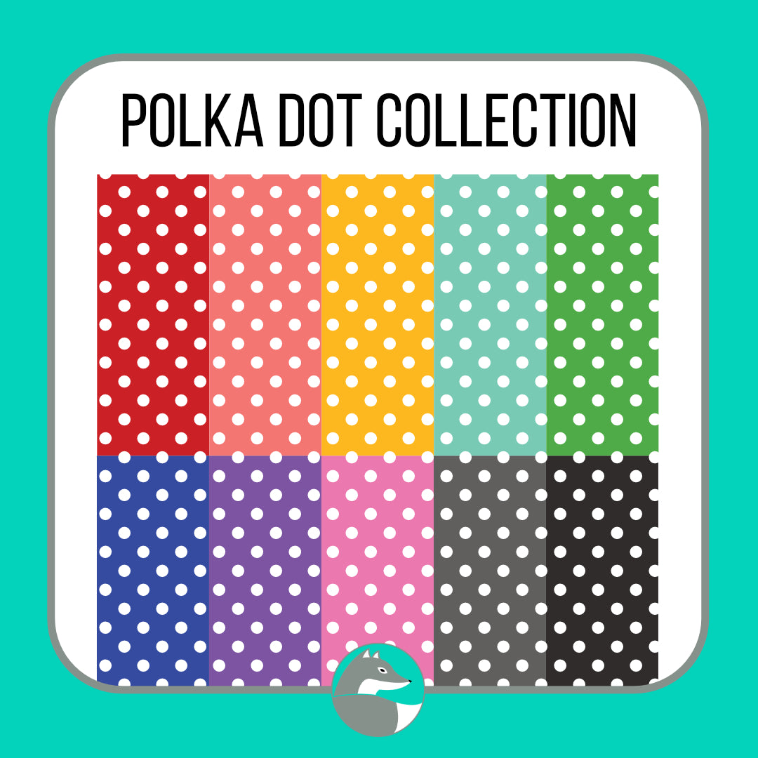 Polka Dot Collection - Silver Fox Vinyl