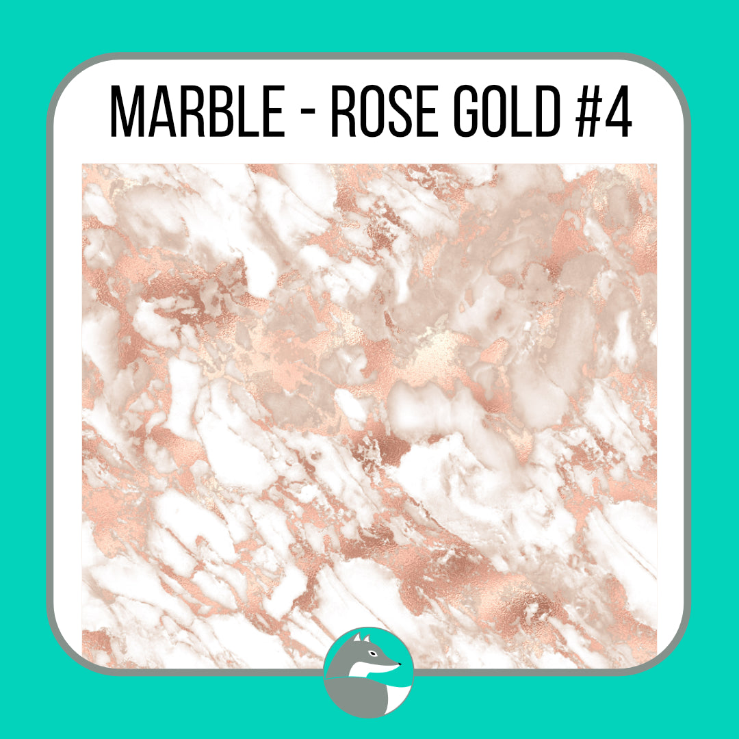 Marble - Rose Gold Collection - Silver Fox Vinyl