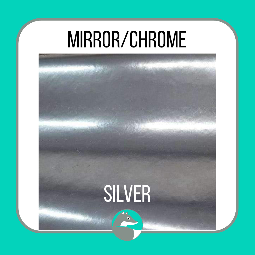 Mirror/Chrome - Adhesive Vinyl - Silver Fox Vinyl