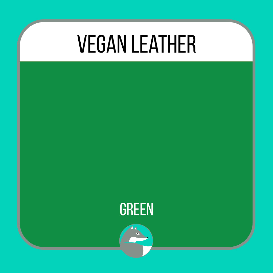 Vegan Faux Leather - SOLID Colours - Silver Fox Vinyl