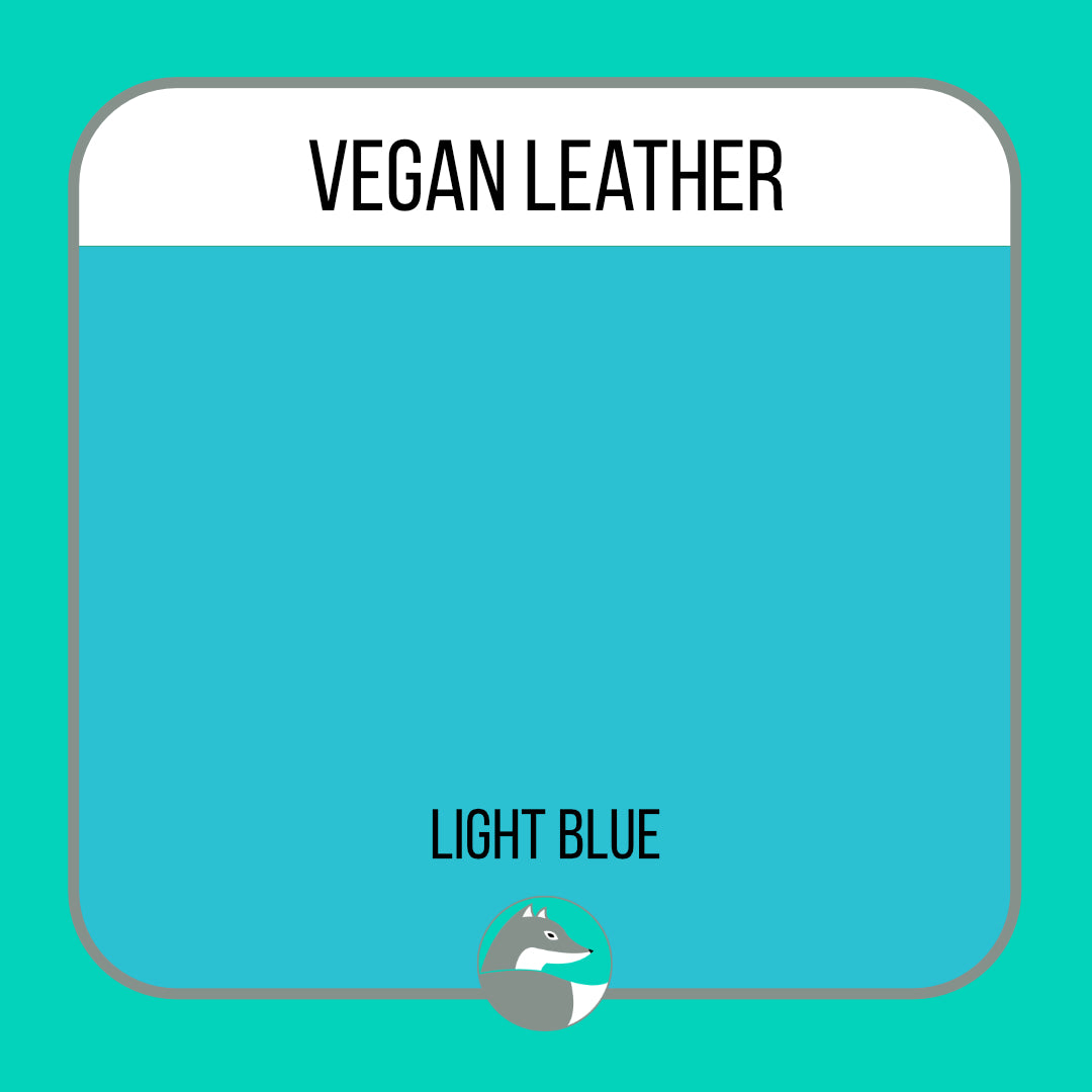 Vegan Faux Leather - SOLID Colours - Silver Fox Vinyl