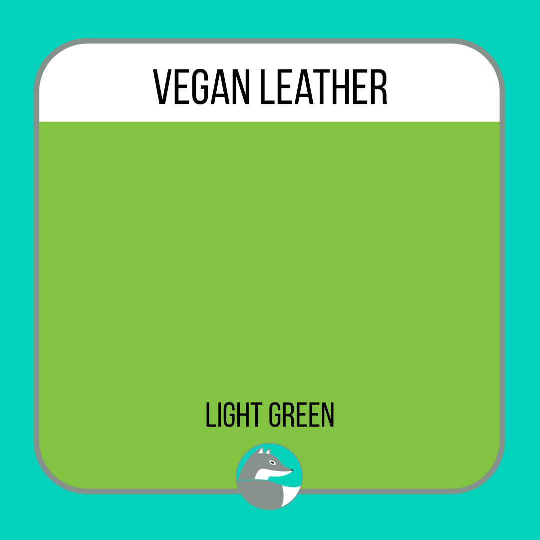 Vegan Faux Leather - SOLID Colours - Silver Fox Vinyl