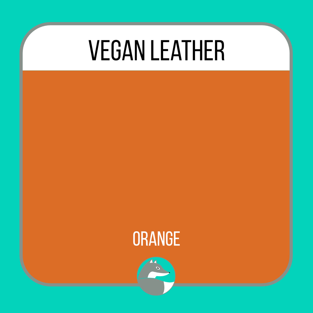 Vegan Faux Leather - SOLID Colours - Silver Fox Vinyl
