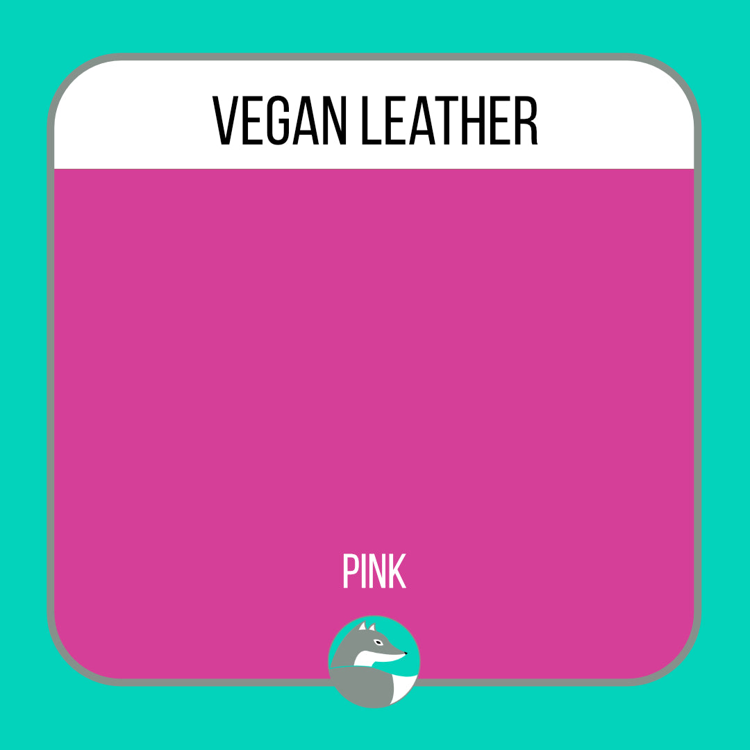 Vegan Faux Leather - SOLID Colours - Silver Fox Vinyl