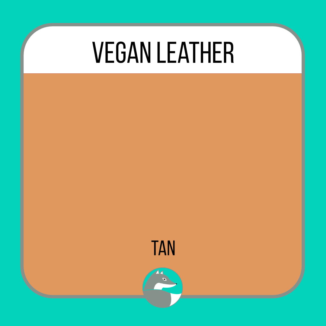 Vegan Faux Leather - SOLID Colours - Silver Fox Vinyl